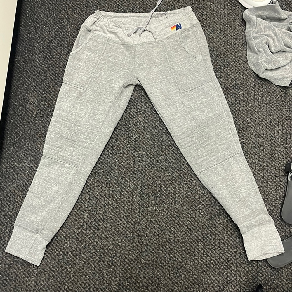 Aviator Nation drawstring Moto Sweats size M